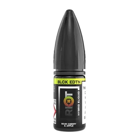 Riot Squad Black Edition 10ml Nic Salts - Sour Cherry and Apple