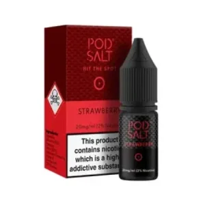 Pod Salts Strawberry 10ml Nic Salt Eliquid