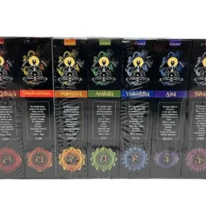 Goloka - 7.8" Seven Chakra Incense Kit
