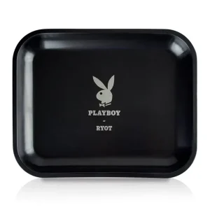 RYOT - 11" x 13" Playboy Silver Bunny Rolling Tray