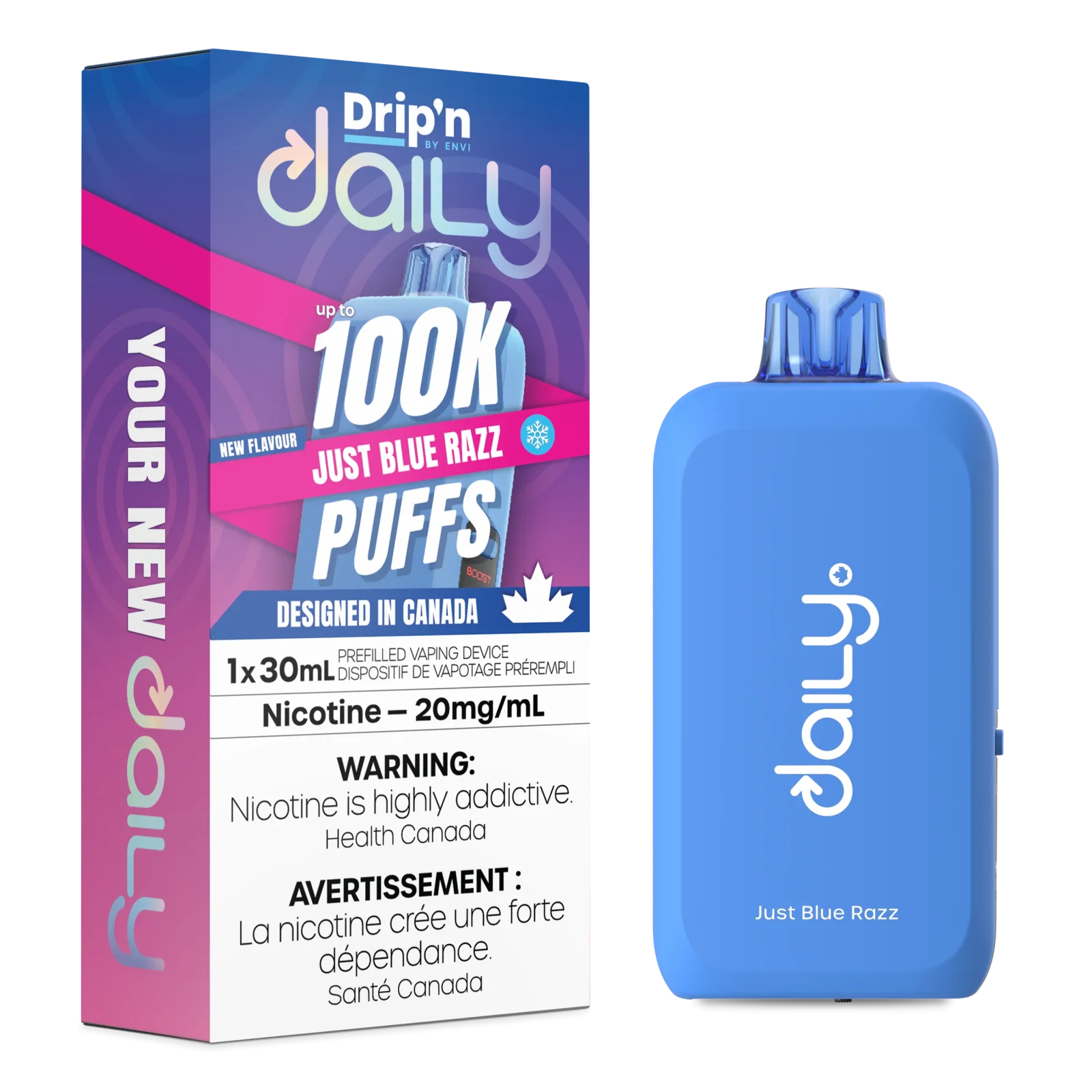 Envi Drip'n Daily Disposable Vape 30mL - Image 2
