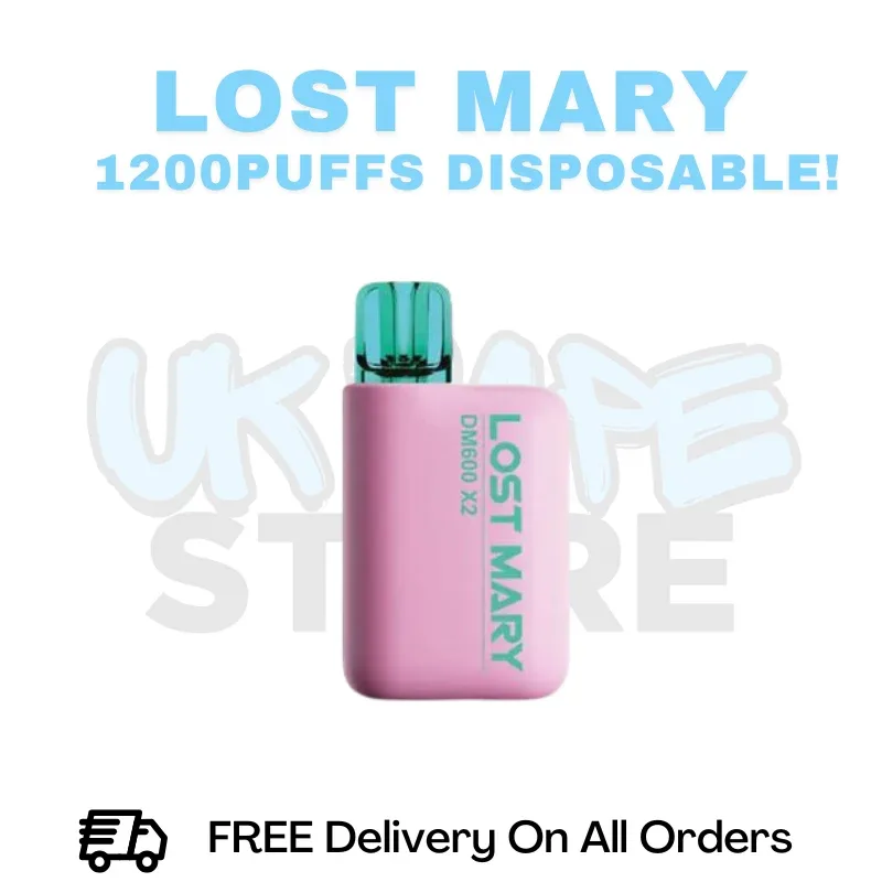 Cherry Ice Lost Mary DM600 X2 1200Puff Disposable Vape Kit