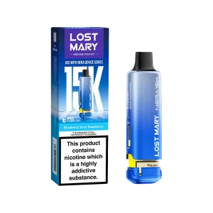 Blueberry Sour Raspberry Lost Mary NERA15K Refill Pack