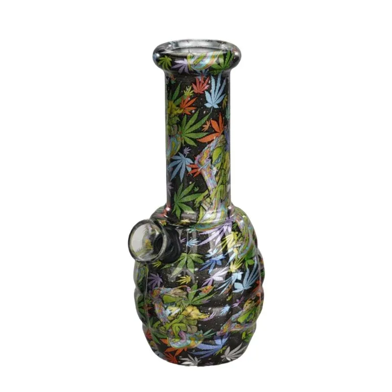 6” PsyAlien Art Glass Bong