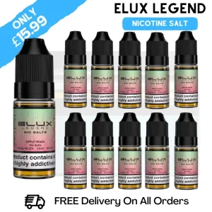 Pineapple Ice Elux Legend Nicotine Salt Pack Of 10