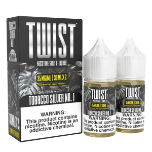 Tobacco Silver No. 1 Salt by Twist E-Liquid – 30mL x 2