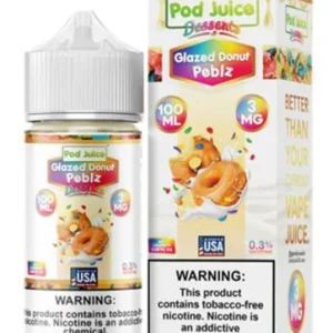 Glazed Donut Peblz | Pod Juice | 100ml (Final Sale)