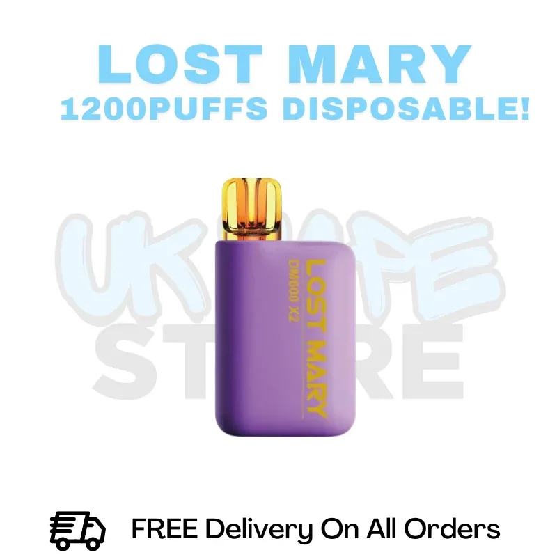 Blueberry Cloud Lost Mary DM600 X2 1200Puff Disposable Vape Kit