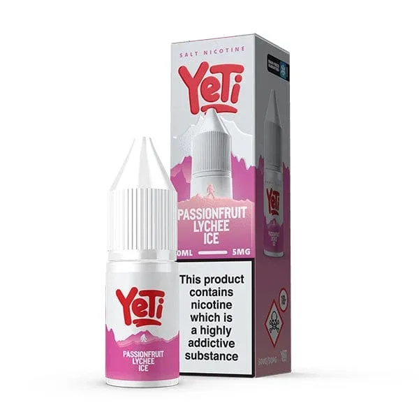Passionfruit Lychee Ice Nic Salt By Yeti Summit
