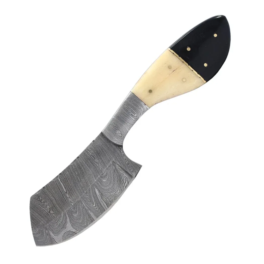 9″ Damascus Bolster Shadow Tusk Blade