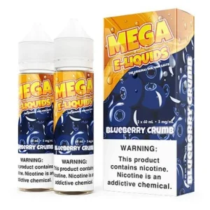 Blueberry Crumb Sub-Ohm Salts | MEGA E-Liquids | 60 & 120ml options (Final Closeout)