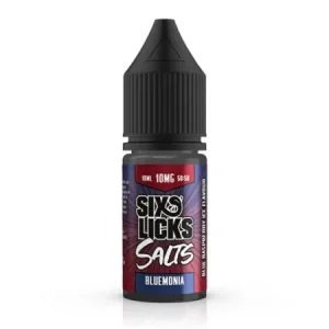 Six Licks Nic Salt Eliquid - Bluemonia