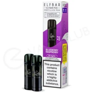 Blueberry Raspberry Elf Bar 600 Prefilled Pods