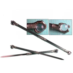 29.75″ Double Blade Dagger w/ Crystal Ball Claw