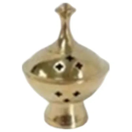ZenN - Brass Polished Incense Burner (Stick/Cone)