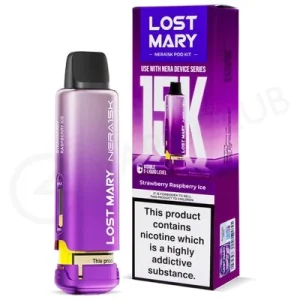 Strawberry Raspberry Ice Lost Mary Nera15K Refill Pack