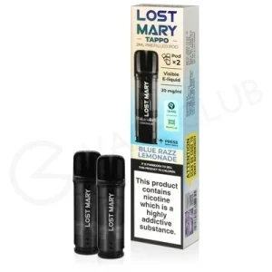 Blue Razz Lemonade Lost Mary Tappo Prefilled Pod