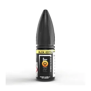 Riot Squad Black Edition 10ml Nic Salts - Mango Vanilla Ice Cream