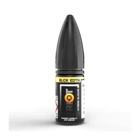 Riot Squad Black Edition 10ml Nic Salts - Mango Vanilla Ice Cream