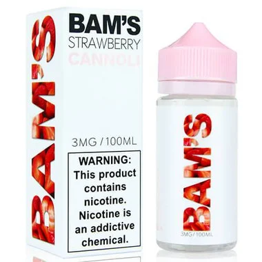 Strawberry Cannoli | Bam Bams Cannoli | 100ml (Final Sale)
