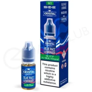 Blue Razz Lemonade Nic Salt E-Liquid by Crystal Original