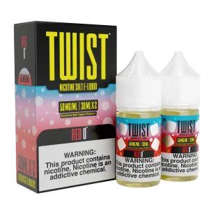 Red 0° Salt by Twist E-Liquid – 30mL x 2