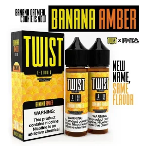 Banana Amber by Twist E-liquids - ( 2 Pack)