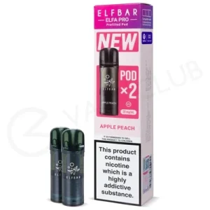 Apple Peach Elf Bar Elfa Pro Prefilled Pod