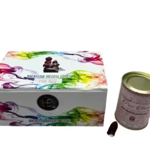 Goloka Backflow Cones - Pure Rose Backflow Incense 24 Cones