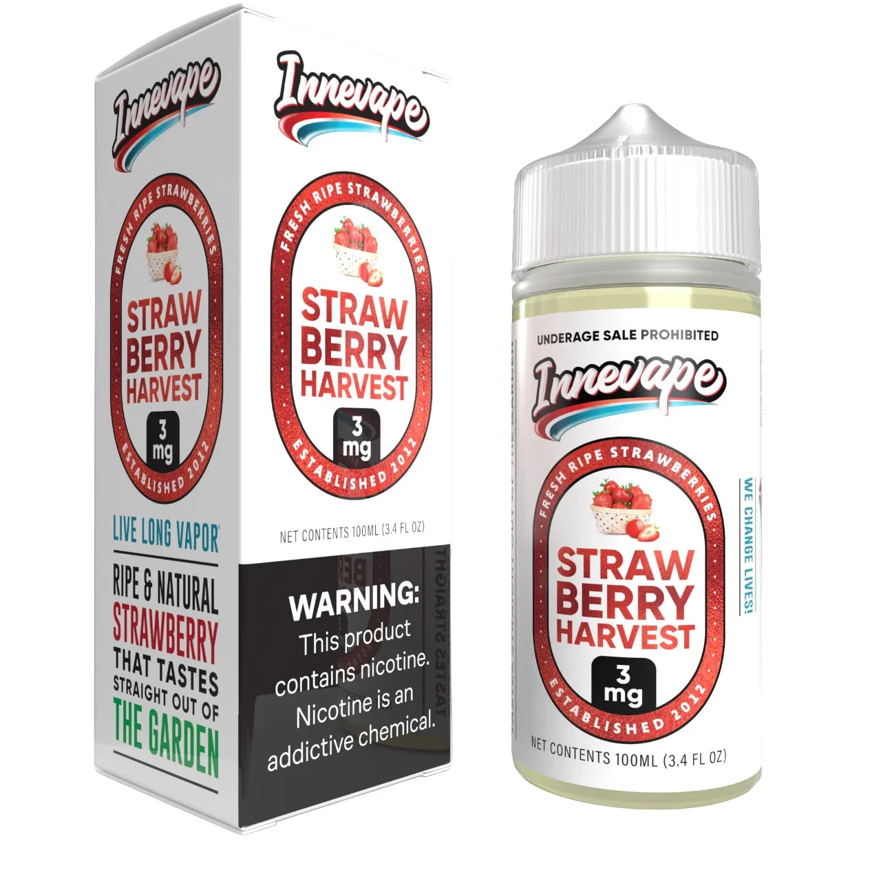 Strawberry Harvest | Innevape | 100ml (Final Closeout) - Image 2