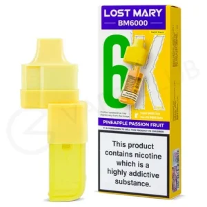 Pineapple Passion Fruit Lost Mary BM6000 Refill Pack