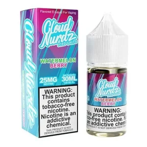 Cloud Nurdz Watermelon Berry Iced Nic Salt - (30mL)