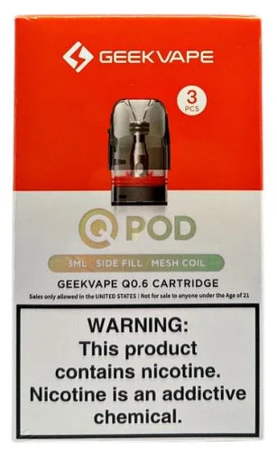 Q Series Side Fill Pod (3/pk) | Geek Vape (Final Closeout)