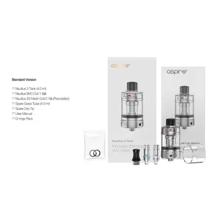 Aspire Nautilus 3 Tank - Image 2