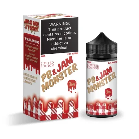Jam Monster 100ml Shortfill PB and Jam Strawberry