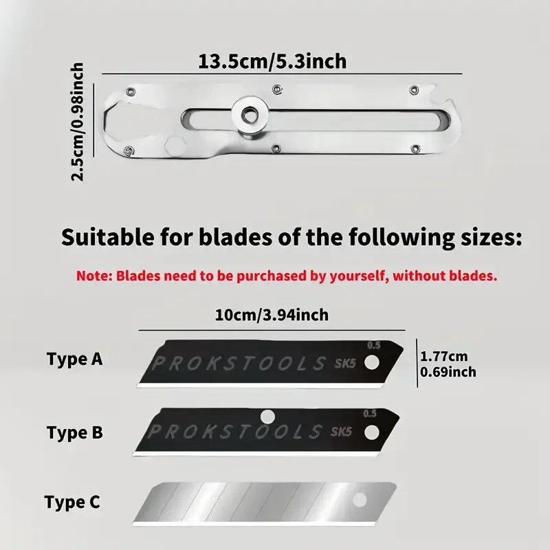Multi-functional Heavy-Duty Stainless Steel Art Knife Holder - Image 2