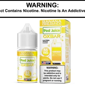 BANANA DREAM ICE BY OXBAR X POD JUICE SALT 30ML