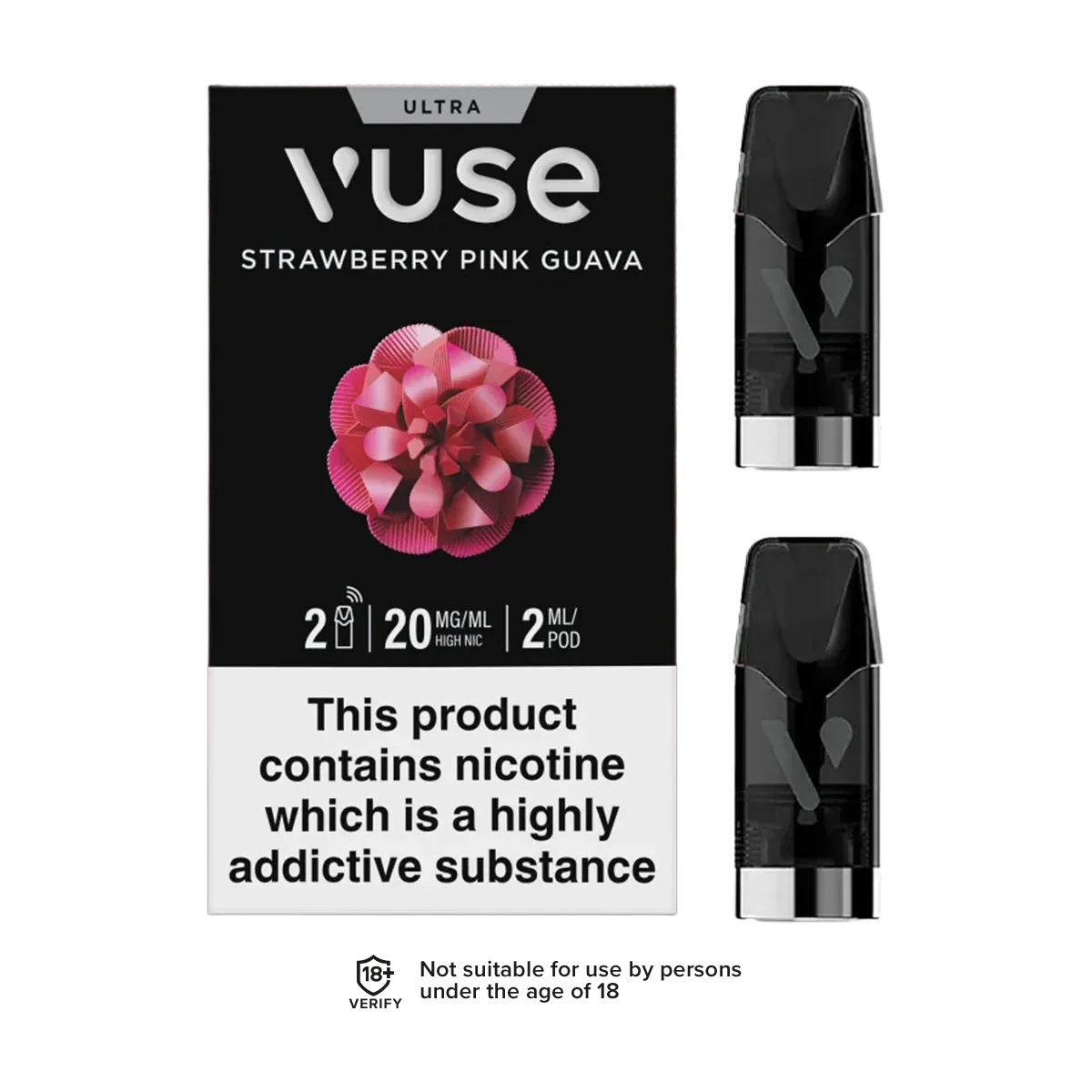 Strawberry Pink Guava Vuse Ultra Smart Pod