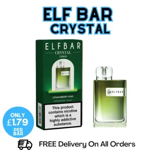 Strawberry Kiwi Elf Bar Crystal 600 Disposable Kit | ONLY £1.79