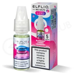 Blueberry Cherry Cranberry Nic Salt E-Liquid by Elf Bar Elfliq