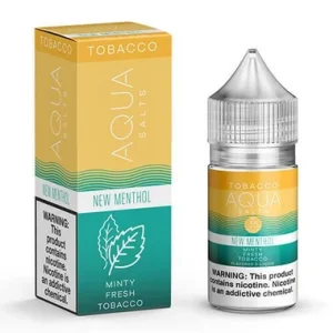 New Menthol SALT | Aqua Tobacco eJuice | 30ml (Final Closeout)