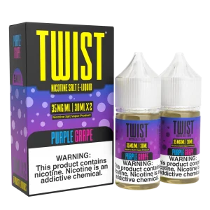 Purple Grape Salt by Twist E-Liquid – 30mL x 2