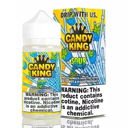 Candy King 100ml Shortfill - Sour Straws