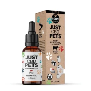 JustCBD Beef Flavored CBD Pet Tincture