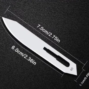 No. 60 Industrial Carbon Steel Blade - 25pcs
