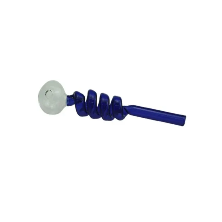 6″ Scrawl Glass Bubble Pipe