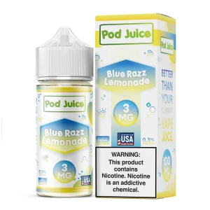Blue Razz Lemonade by Pod Juice – 100mL