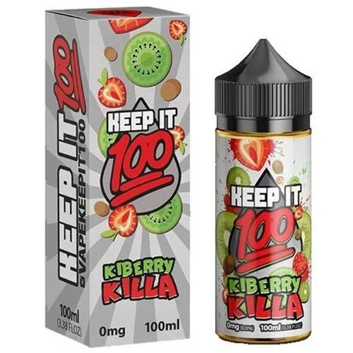 Keep It 100 Kiberry Killa 100ml High Vg 0MG E-Liquid