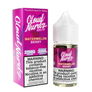 Cloud Nurdz Watermelon Berry Nic Salt - (30mL)