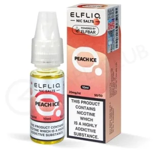 Peach Ice Nic Salt E-Liquid by Elf Bar Elfliq